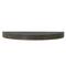 Large Black Round Wood Floating Wall Shelf